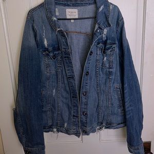 Torrid Distressed Denim Jacket